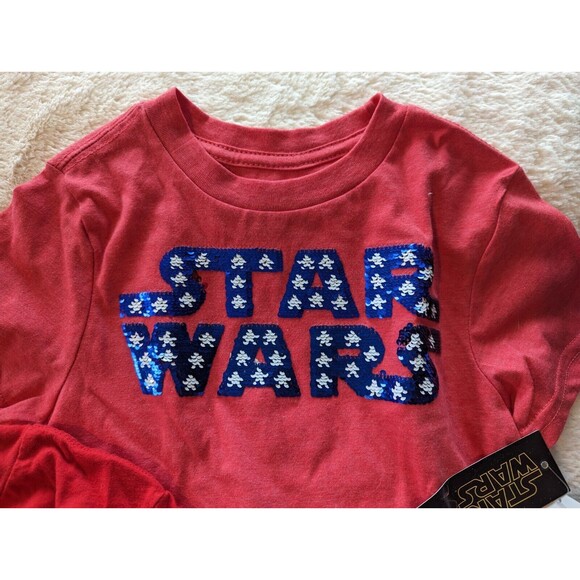 Star Wars Bundle 2 Short Sleeve Red T-Shirts Darth Vader Storm Troopers Size xs - Picture 3 of 10